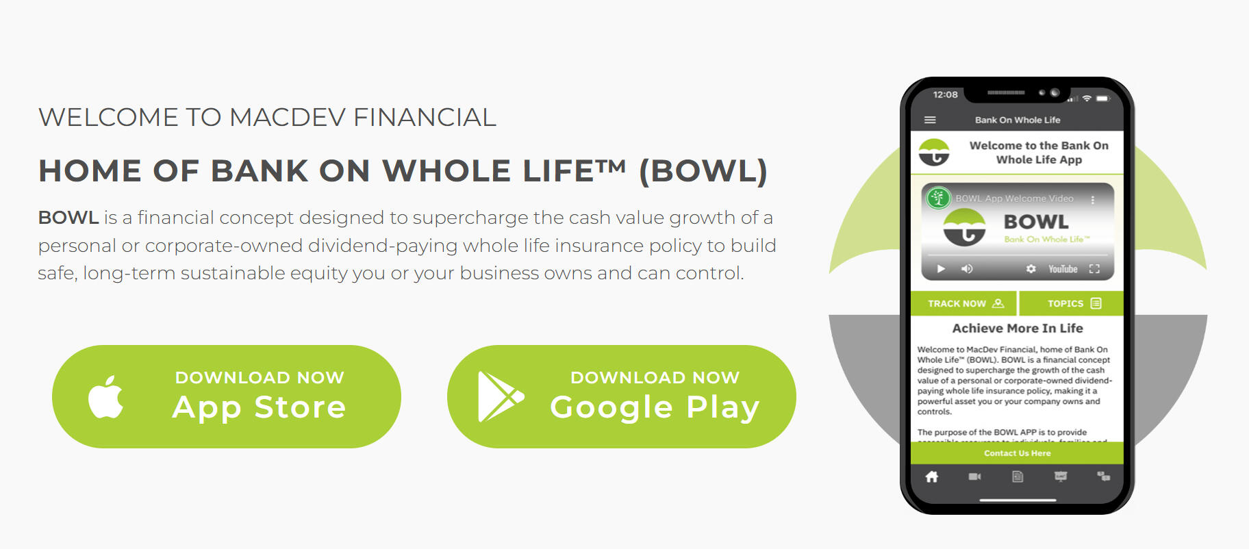 Bank On Whole Life App